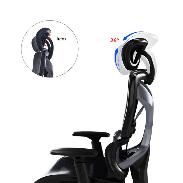 Chaise de bureau ergonomique Maidesite EC6 avec support lombaire