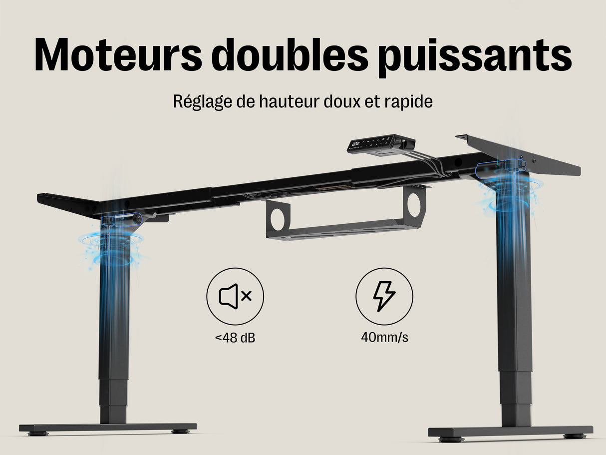 Maidesite T2 Pro Plus - Bureau assis debout électrique