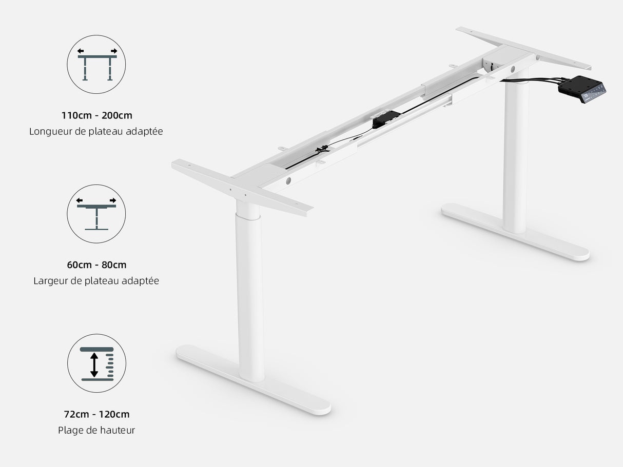 Maidesite EL2 Pro Art - Bureau assis debout électrique