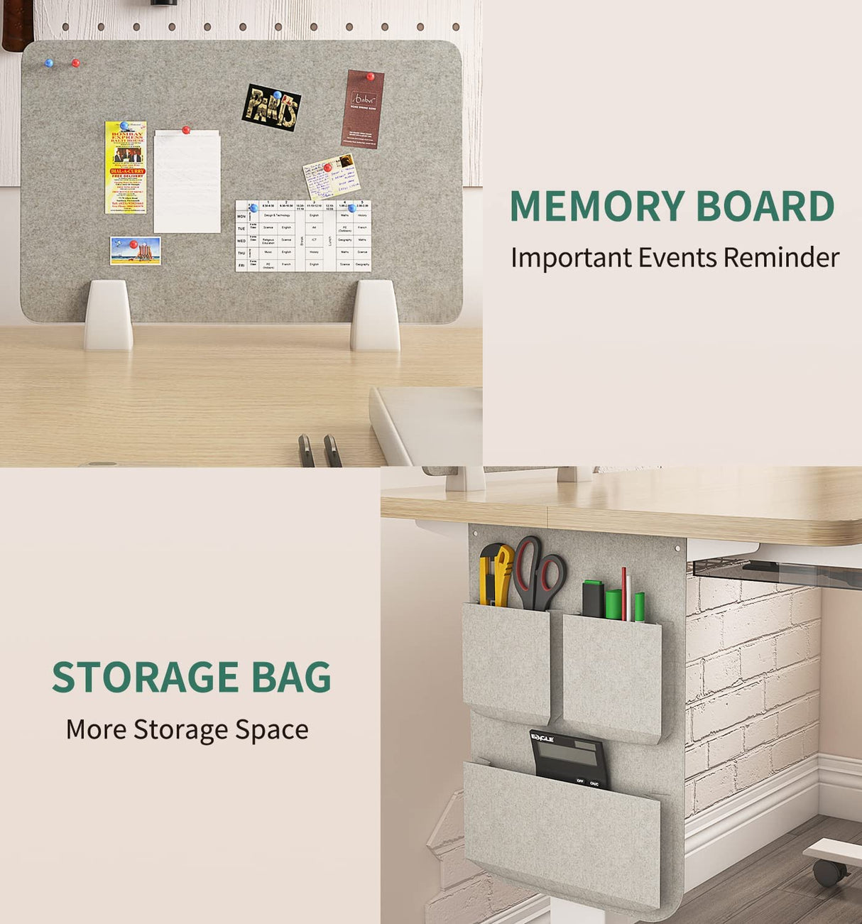 Maidesite SN1 - Bureau à hauteur réglable électriquement