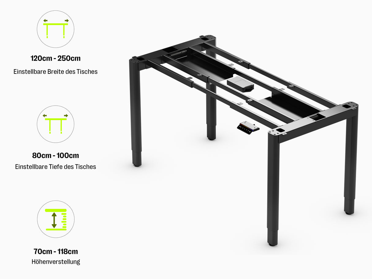 Maidesite T4 Pro Plus - Bureau assis debout électrique