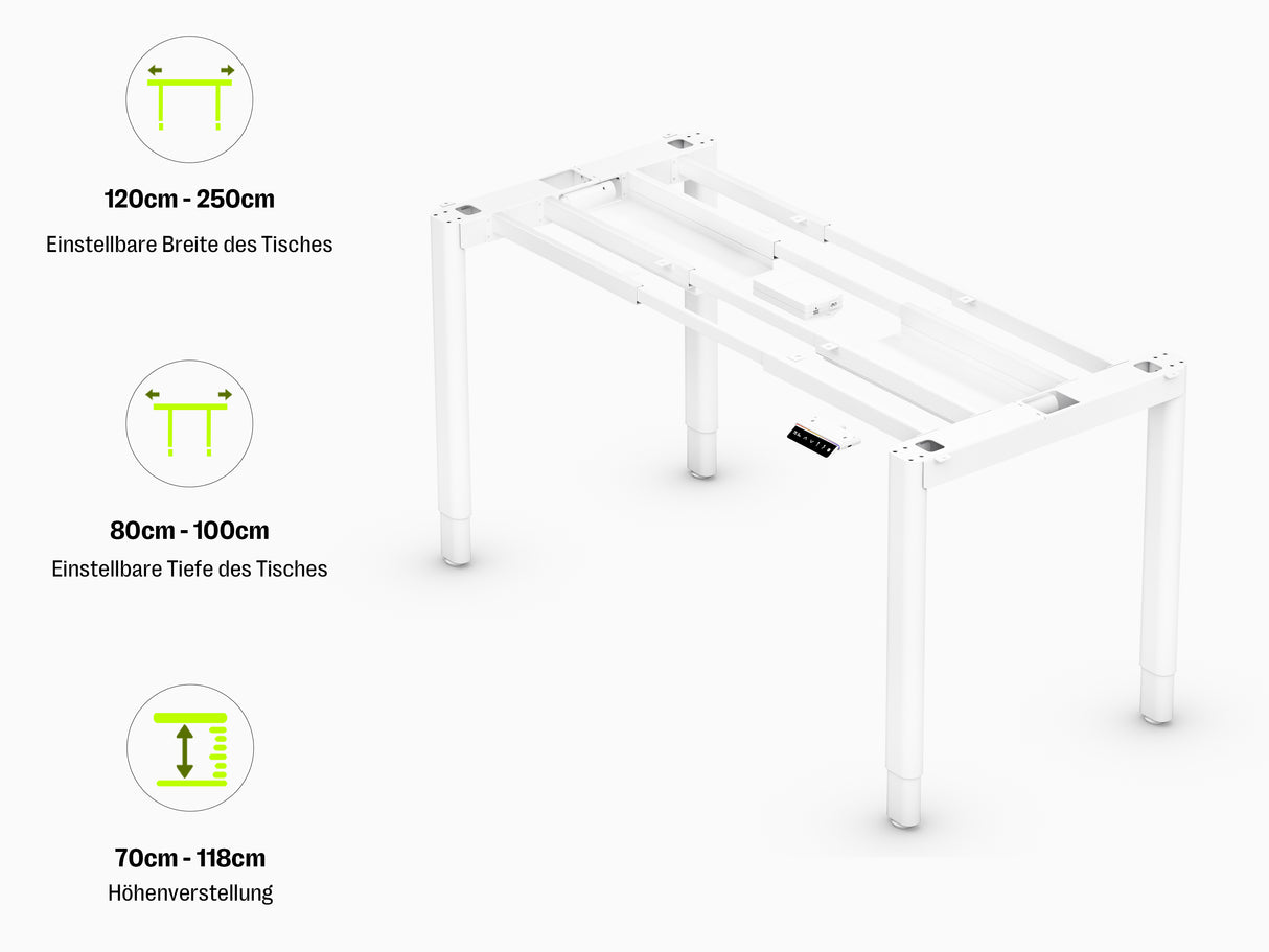 Maidesite T4 Pro Plus - Bureau assis debout électrique