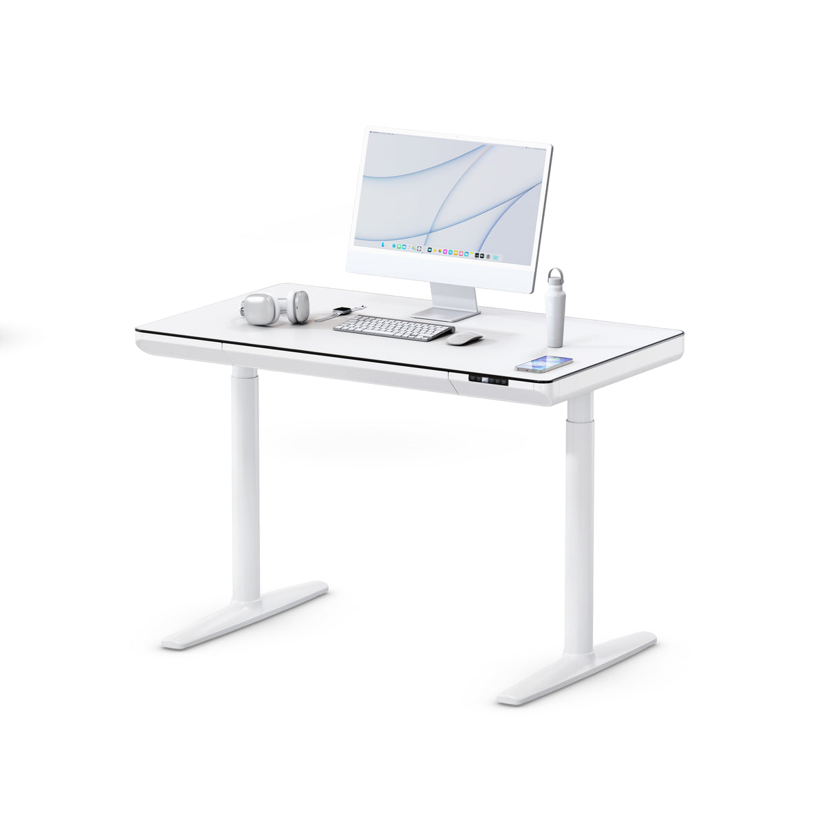 Bureau debout Yoga cadre de bureau blanc bureau blanc