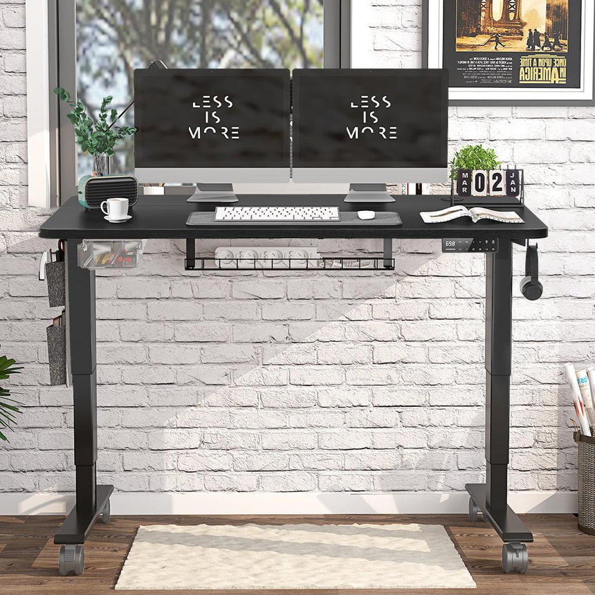 Maidesite S2 Pro Plus - Elektrisch Höhenverstellbarer Schreibtisch 160x80 cm ( mit Zubehör ) - MaidesiteFR