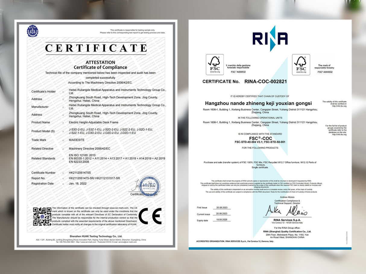 Maidesite T2 Pro - Châssis réglable en hauteur électriquement