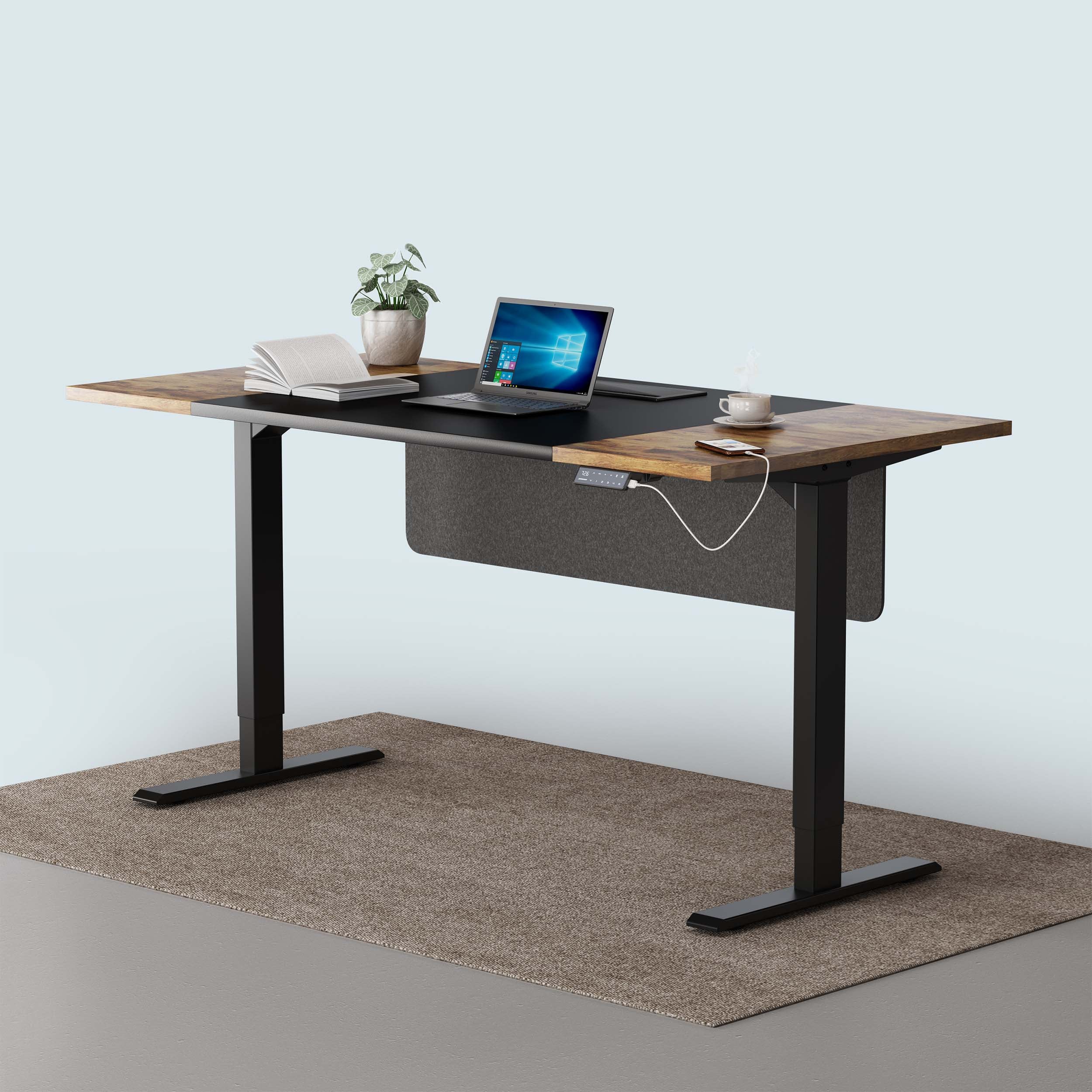 Maidesite SC1 Pro - Bureau assis debout électrique 160x80 cm