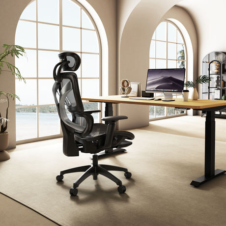 Chaise de bureau ergonomique Maidesite EC6 avec support lombaire