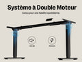 Bureau debout électrique Maidesite T2 à double moteur