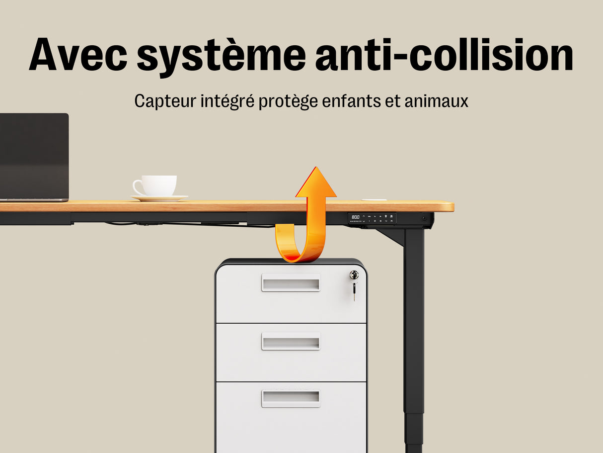 Maidesite T2 Pro Plus - Bureau assis debout électrique