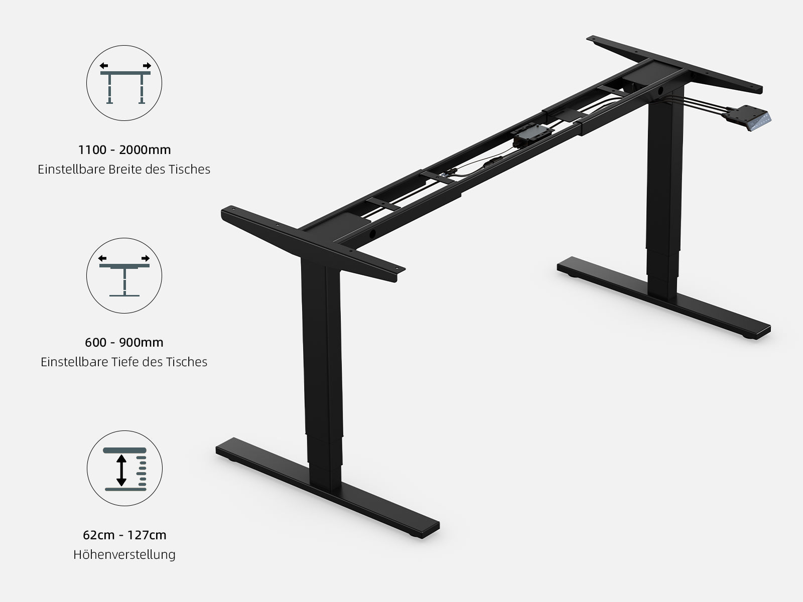 Maidesite T2 Pro Plus - Bureau assis debout électrique