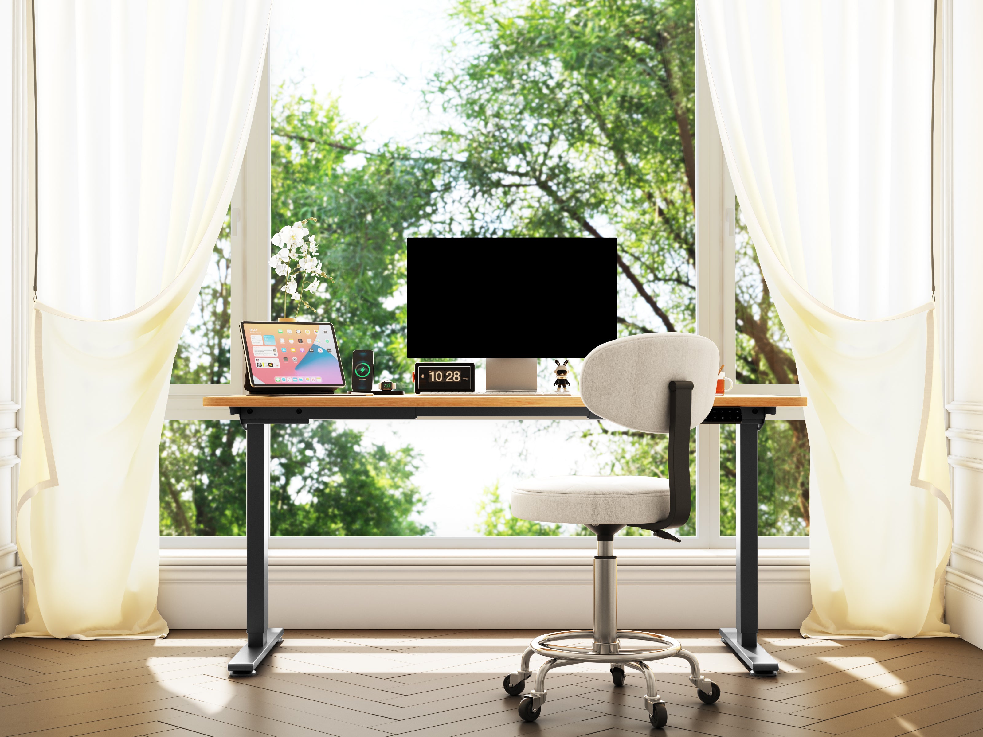 Bureau debout électrique Maidesite T2 à double moteur