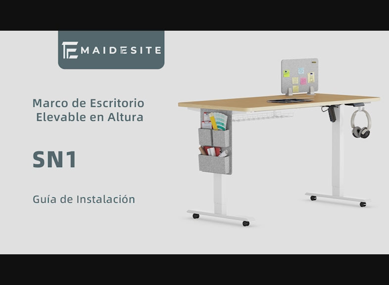 Maidesite SN1 - Bureau à hauteur réglable électriquement