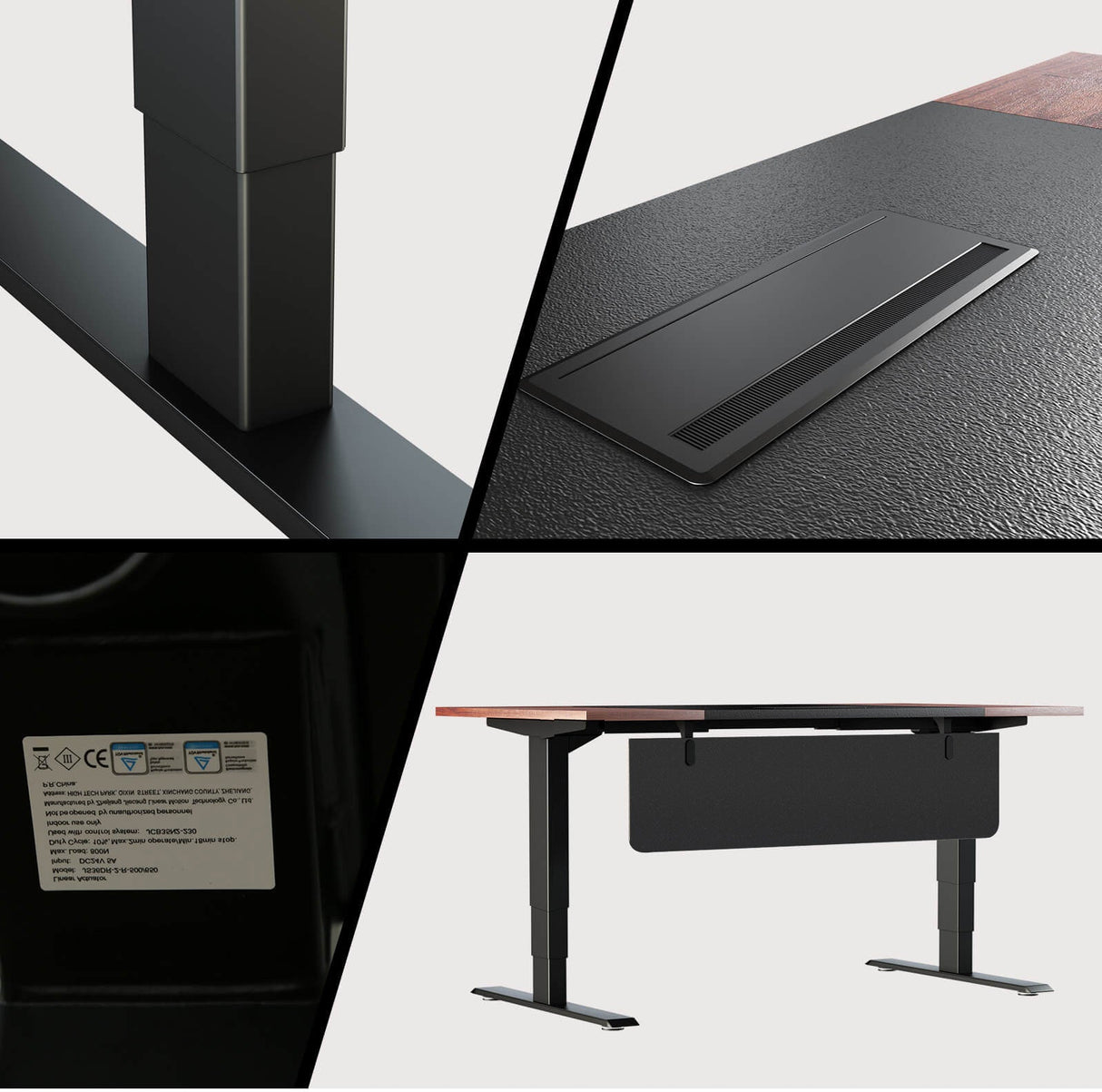 Maidesite-Schreibtisch-Hohenverstellbar-180x80-cm---SC2-Pro
