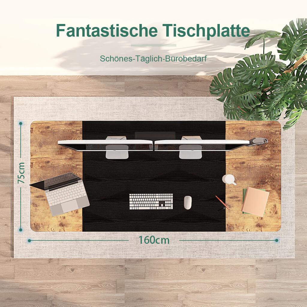 Maidesite Schreibtisch Höhenverstellbar 160x75 cm - SC1 Pro - Maidesite