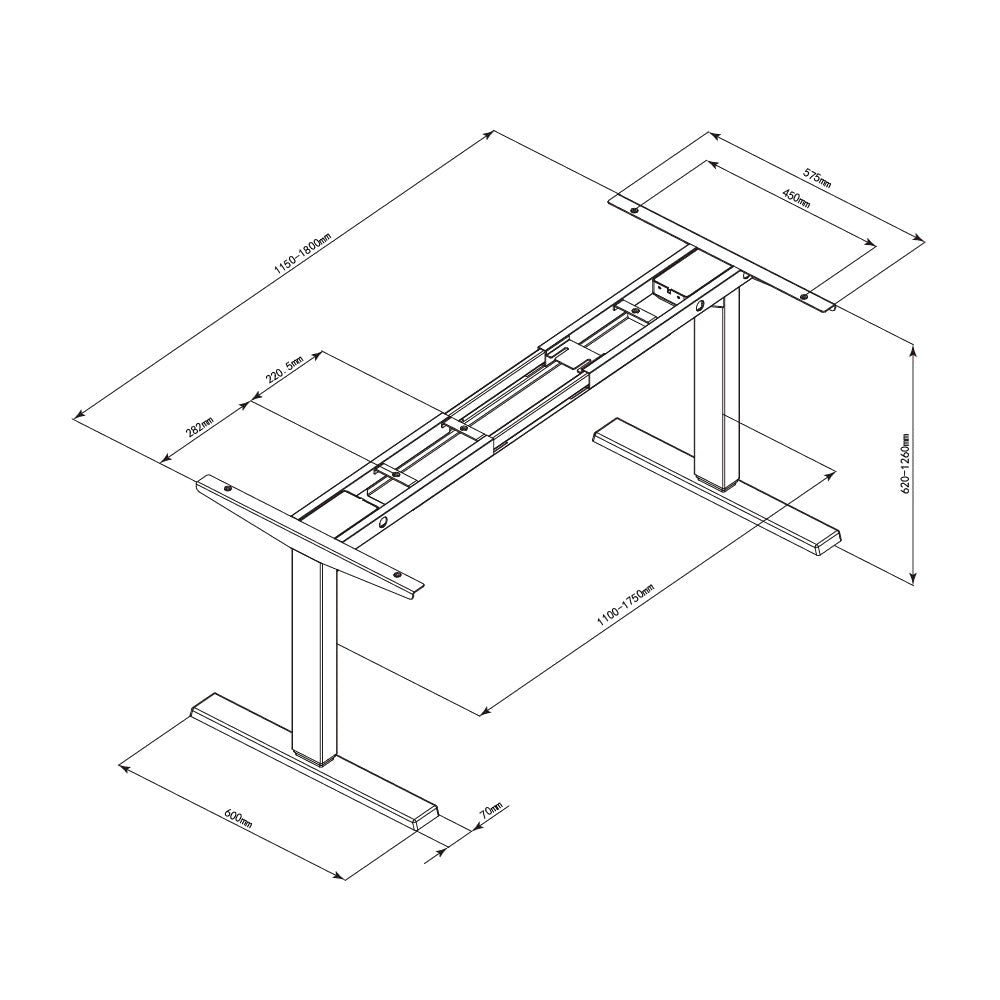 maidesite t2 pro plus stehpult gestell maße